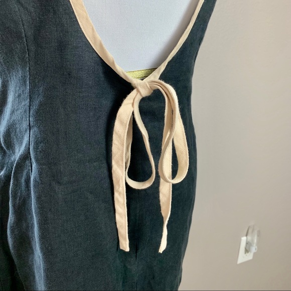 Linen classic dress - Picture 8 of 8